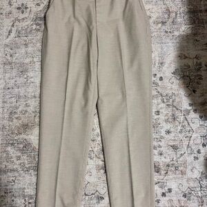 Uniqlo Women's Khaki Relaxed elastic pants